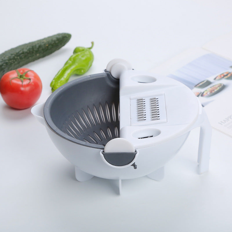 LUNO 9-in-1 Smart Kitchen Dicer & Strainer Bowl